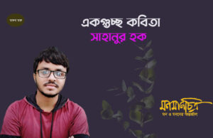 Read more about the article একগুচ্ছ কবিতা > সাহানুর হক