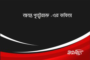 Read more about the article অনন্ত পৃথ্বীরাজ- এর কবিতা