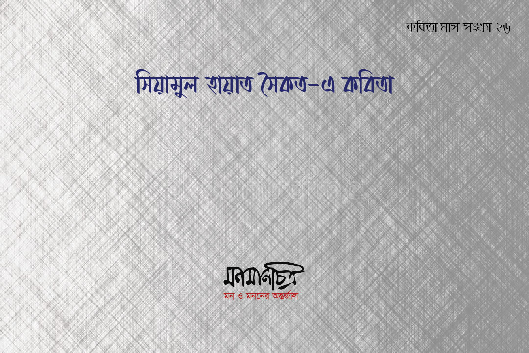 You are currently viewing সিয়ামুল হায়াত সৈকতের কবিতা