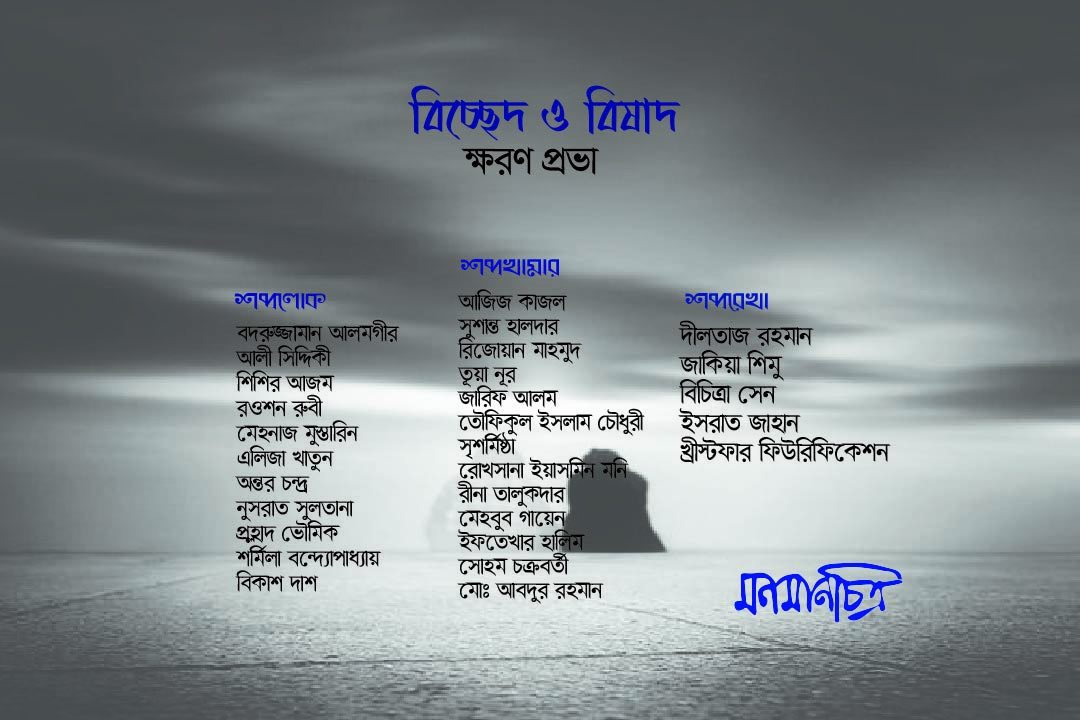 You are currently viewing বিশেষ সংখ্যাঃ বিচ্ছেদ ও বিষাদ ক্ষরণ প্রভা